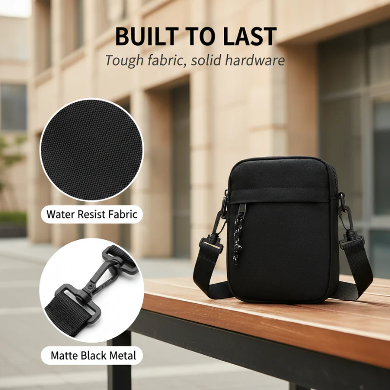 Slatepack™ – 4-Pocket Compact Crossbody Bag for Men + 50% OFF - Image 5