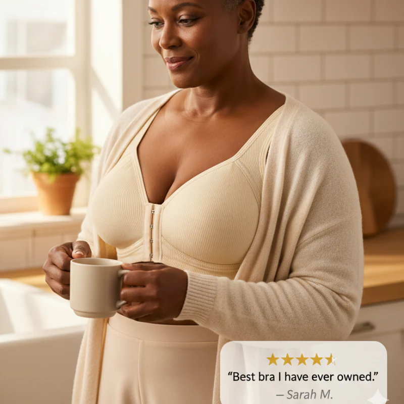 Solace™ – Front-Closure Wireless Support Bra + 50% OFF - Image 6