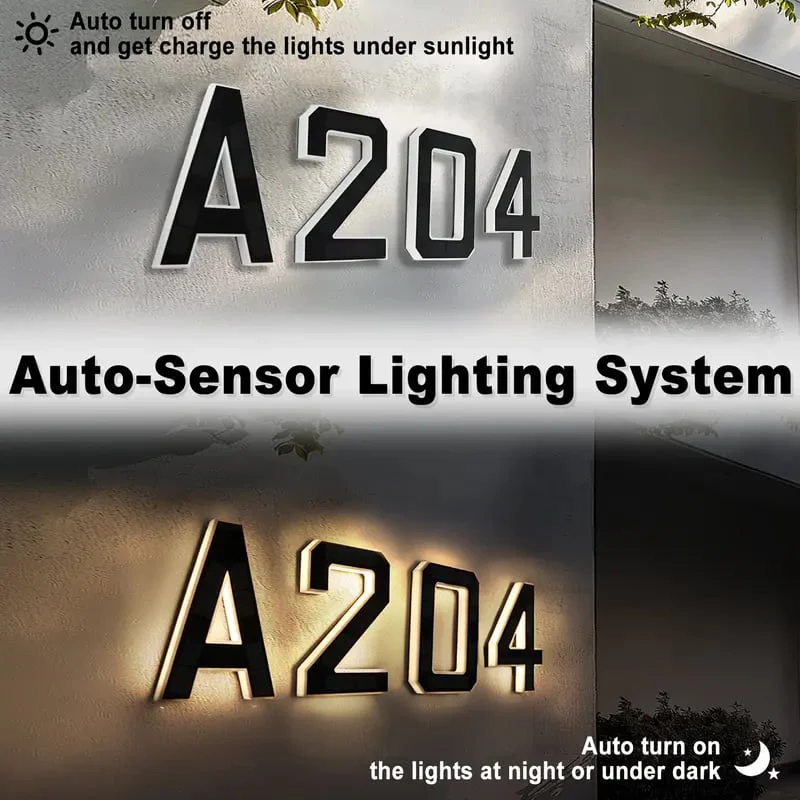 SolarGlow Address Sign - Be Seen, Be Safe - 50% OFF - Image 3