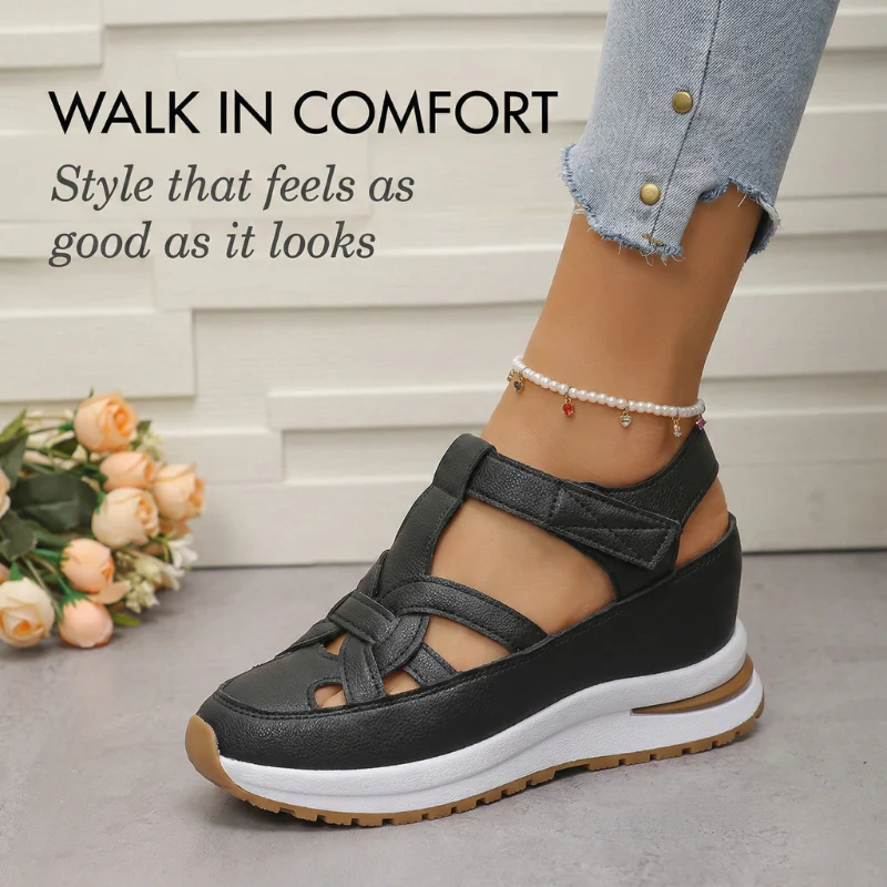 Soléase™ – Supportive Comfort Wedge Sandals for Women + 50% OFF - Image 2
