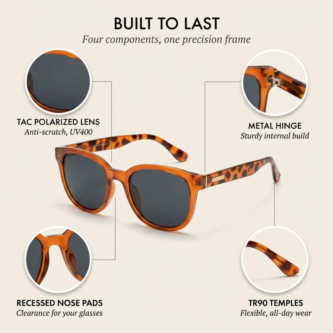 Solenne™ – Polarized UV400 Fit-Over Cat-Eye Sunglasses + 1+1 FREE - Image 4