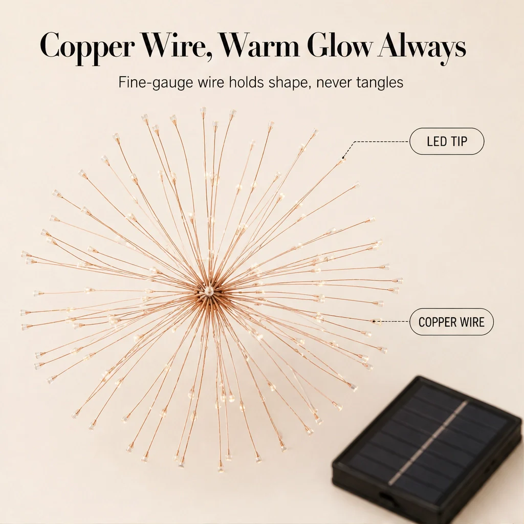 Sparkfern™ – Solar-Powered Firework String Lights for Yard & Patio + 50% OFF - Image 10