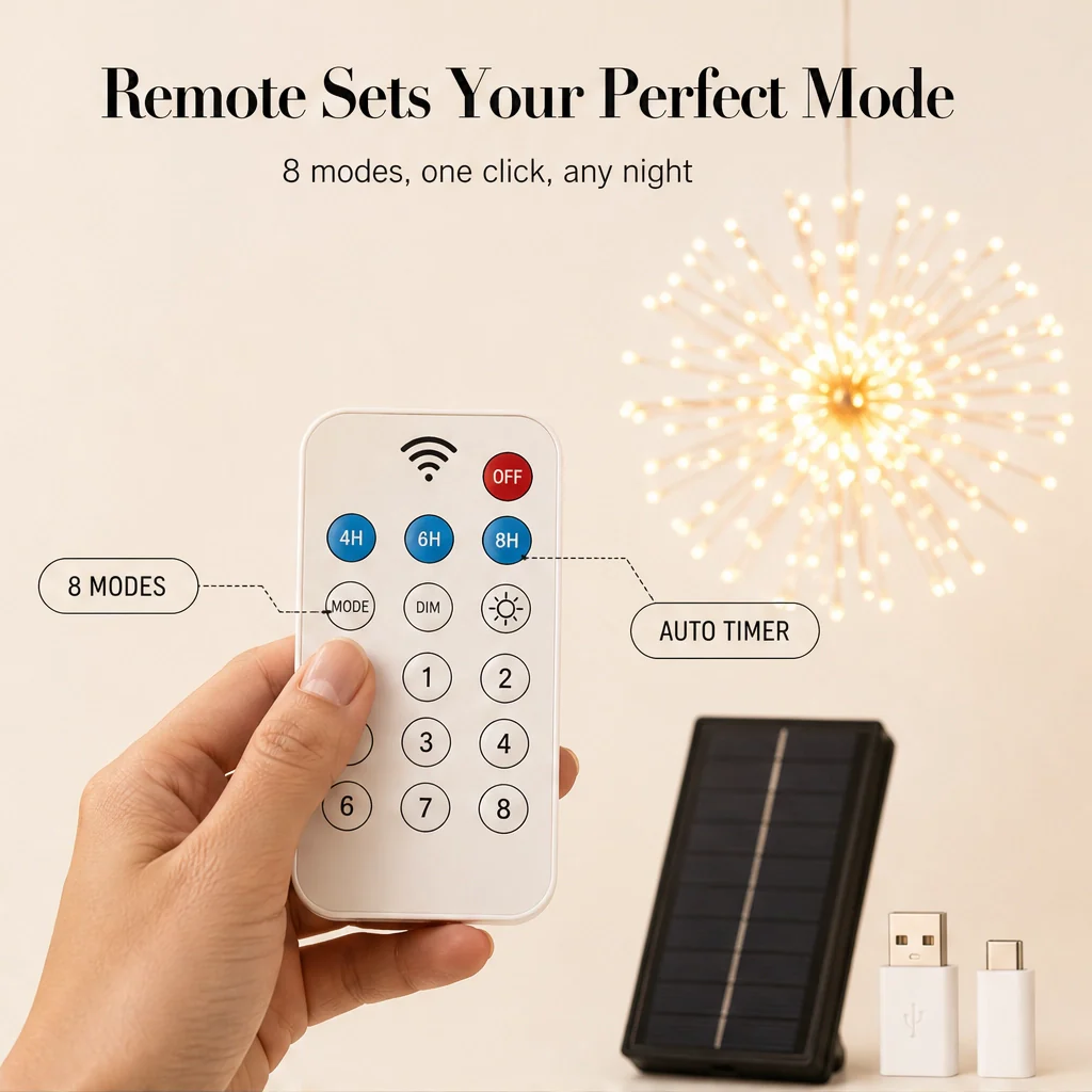 Sparkfern™ – Solar-Powered Firework String Lights for Yard & Patio + 50% OFF - Image 11