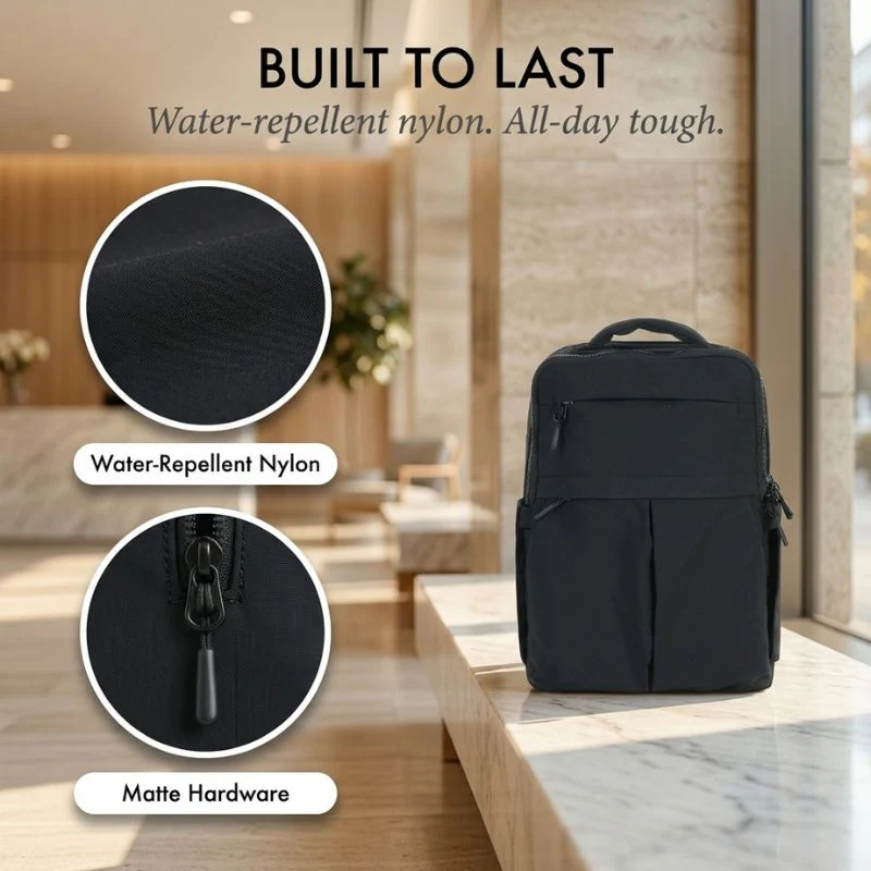 Stowra™ – Slim Mini Backpack with Laptop Compartment & 5-Pocket Organization + 50% OFF - Image 4