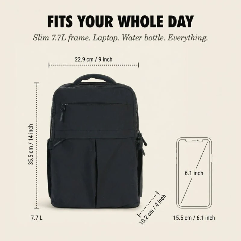 Stowra™ – Slim Mini Backpack with Laptop Compartment & 5-Pocket Organization + 50% OFF - Image 5