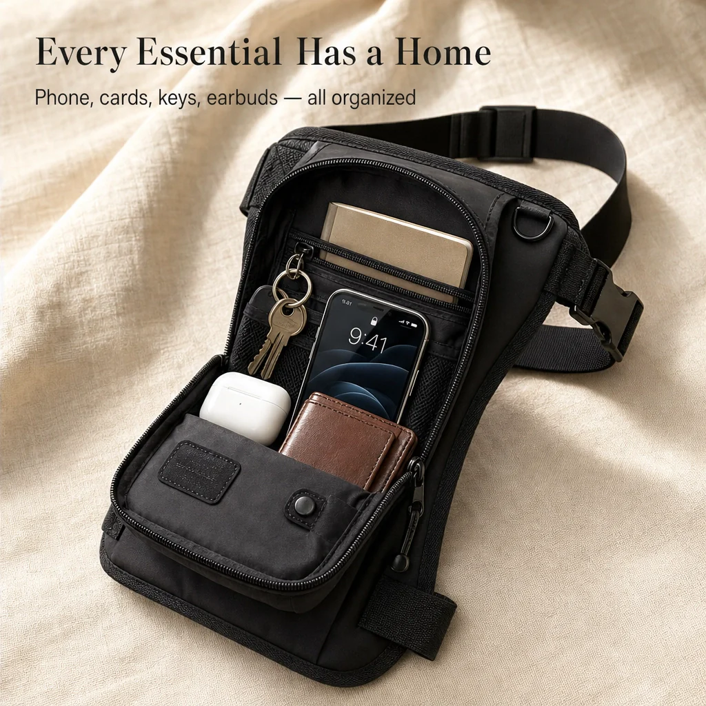 Strider™ – 3-in-1 Convertible Tactical Hip & Crossbody Bag, Water-Resistant Oxford + 50% OFF - Image 6