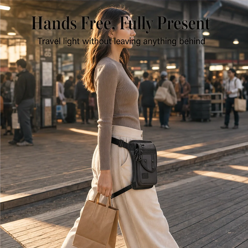 Strider™ – 3-in-1 Convertible Tactical Hip & Crossbody Bag, Water-Resistant Oxford + 50% OFF - Image 7