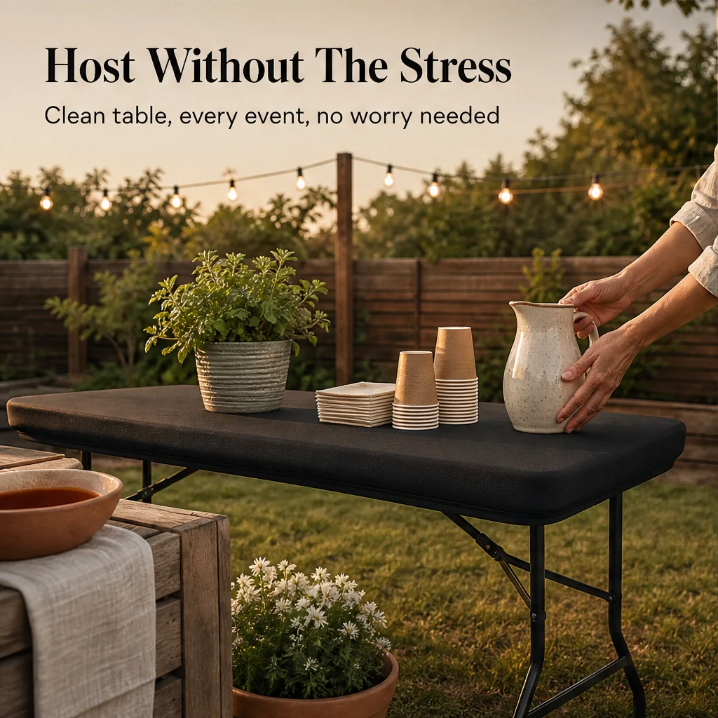 Tablecroft™ – Stretch-Fit Waterproof Elastic-Edge Table Cover + 50% OFF - Image 2