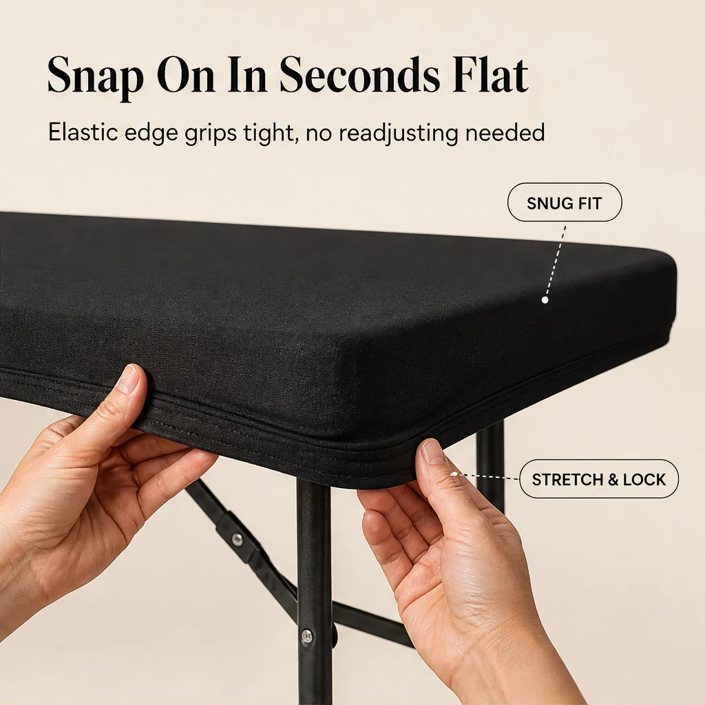 Tablecroft™ – Stretch-Fit Waterproof Elastic-Edge Table Cover + 50% OFF - Image 6