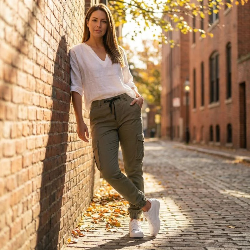 Terrova™ – Flattering Multi-Pocket Cargo Jogger Pants for Women + 50% OFF