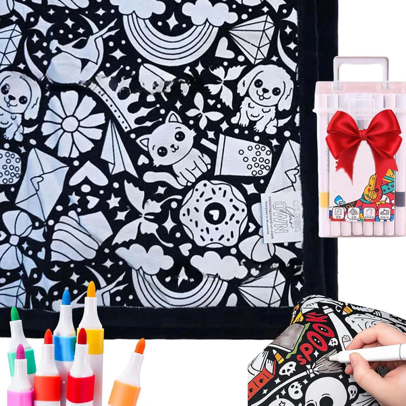 The ArtFlow Coloring Blanket - Personalized Comfort & Creativity + 50% OFF - Image 12