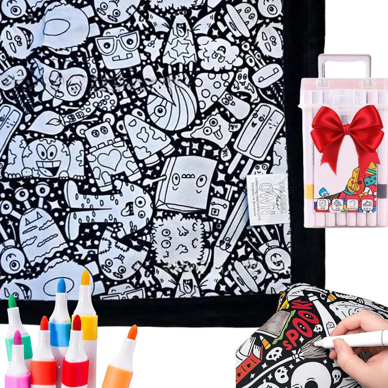 The ArtFlow Coloring Blanket - Personalized Comfort & Creativity + 50% OFF - Image 13