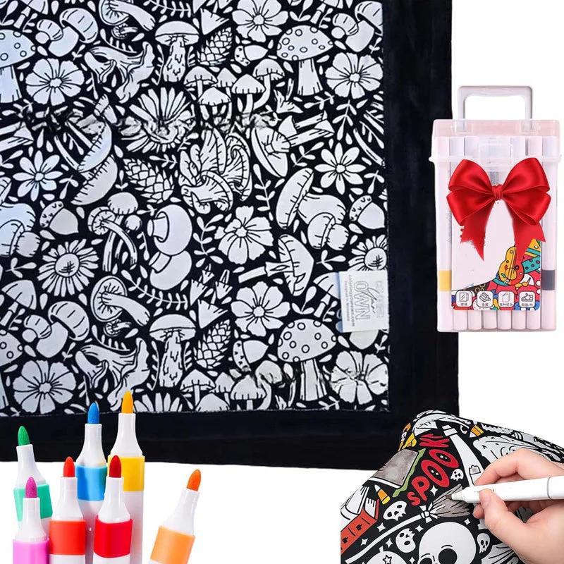 The ArtFlow Coloring Blanket - Personalized Comfort & Creativity + 50% OFF - Image 4