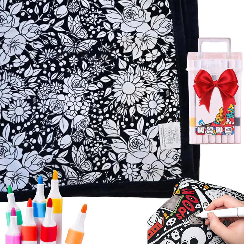 The ArtFlow Coloring Blanket - Personalized Comfort & Creativity + 50% OFF - Image 7