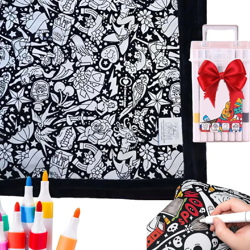 The ArtFlow Coloring Blanket - Personalized Comfort & Creativity + 50% OFF - Image 8