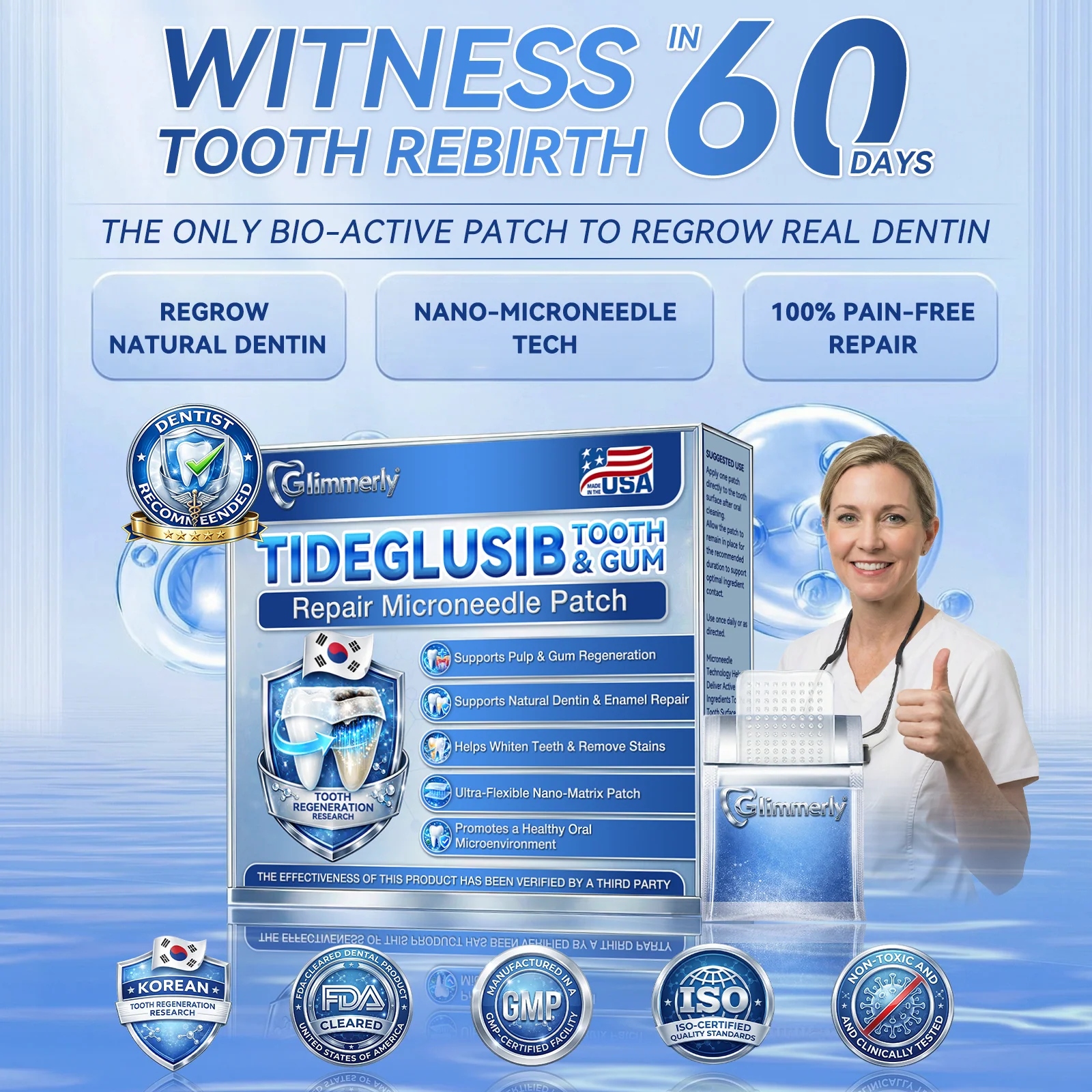 The AuraGlimmer Regeneration Patch — Advanced Tooth & Gum Repair + 50 % OFF