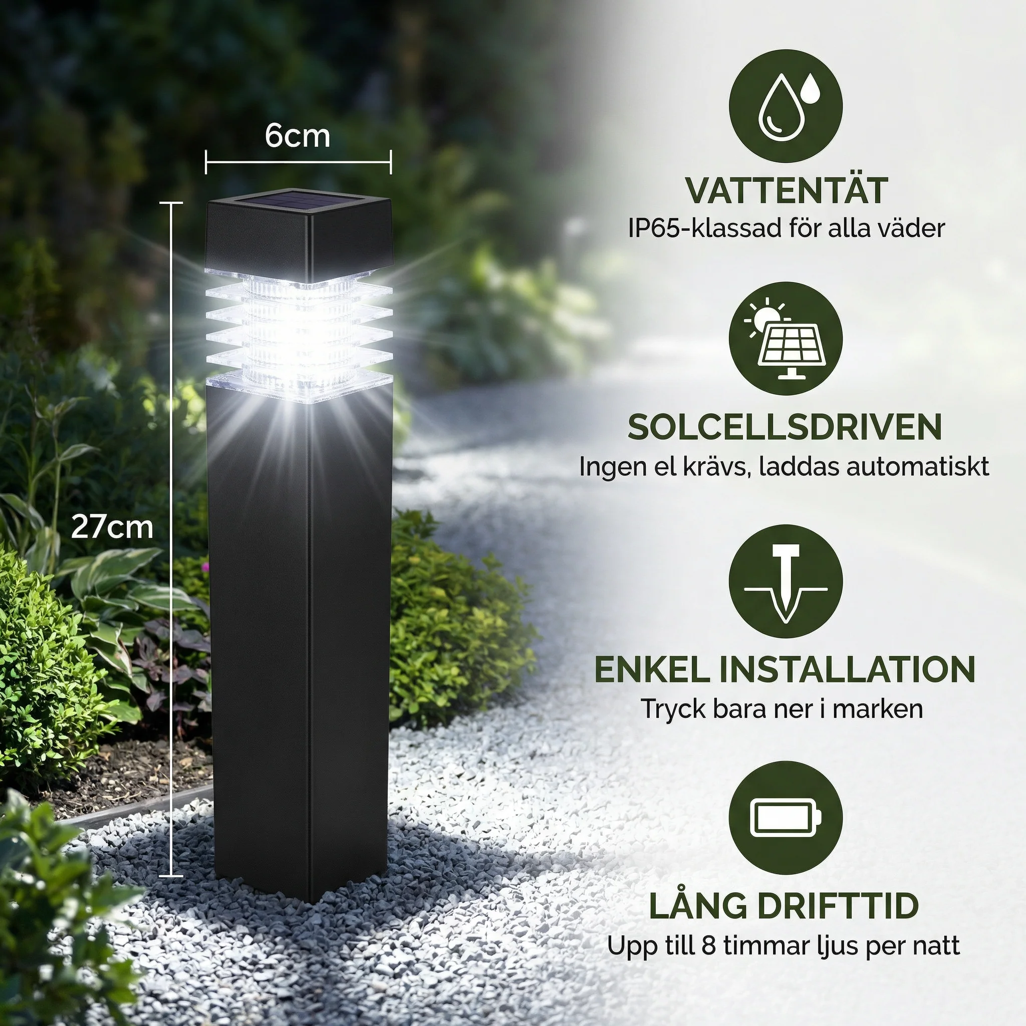 The AuraGlow Solar Ground Lights — Effortless Garden Ambiance + 50% OFF - Image 6