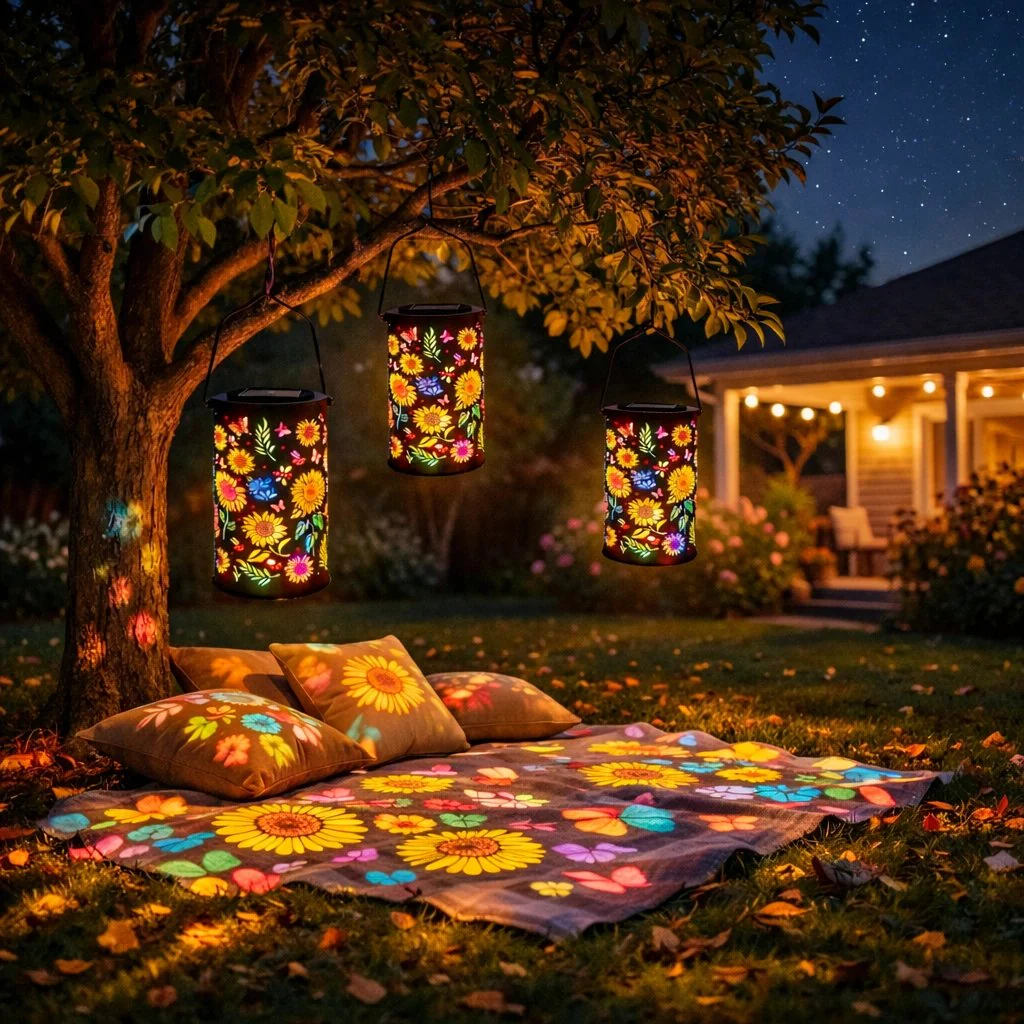 The AuraGlow Sunflower Lantern — Artistic Solar Illumination + 50% OFF - Image 2