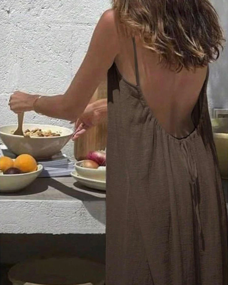 The Backless Cami Dress - Effortless Elegance, Unforgettable Style + 50% OFF - Image 14