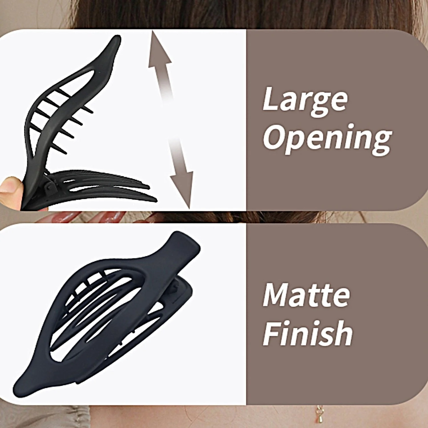 The ComfyClip Flat Claw Clips - A Secure Hold, All-Day Comfort + 50% OFF - Image 4