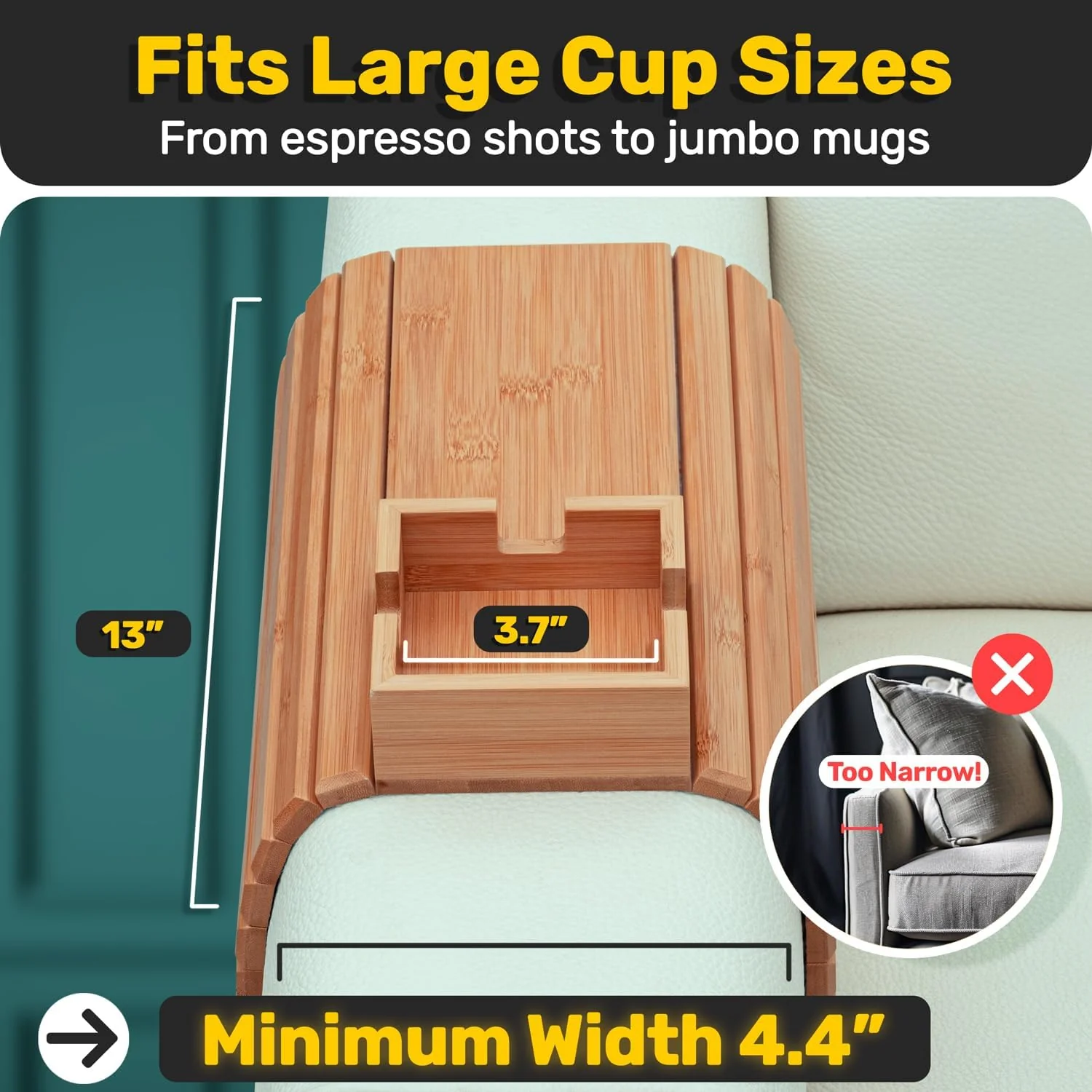 The CouchCaddy - No Spills, Total Relaxation + 50% OFF - Image 3