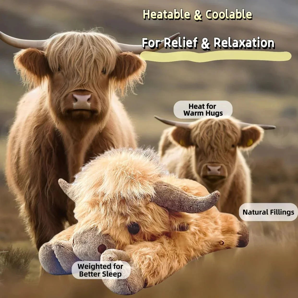 The CozyGround Highland Cow - The Adorable Gift That Sells Out Fast! + 50% OFF - Image 6