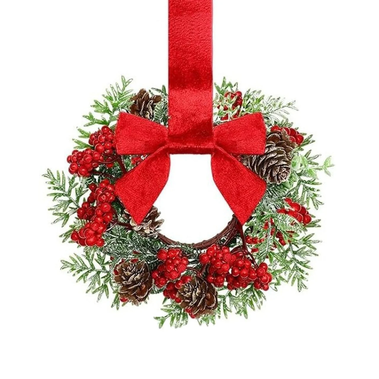 The FestiveFarmhouse Wreath Set - Christmas Charm in a 6-Pack + 50% OFF - Image 9