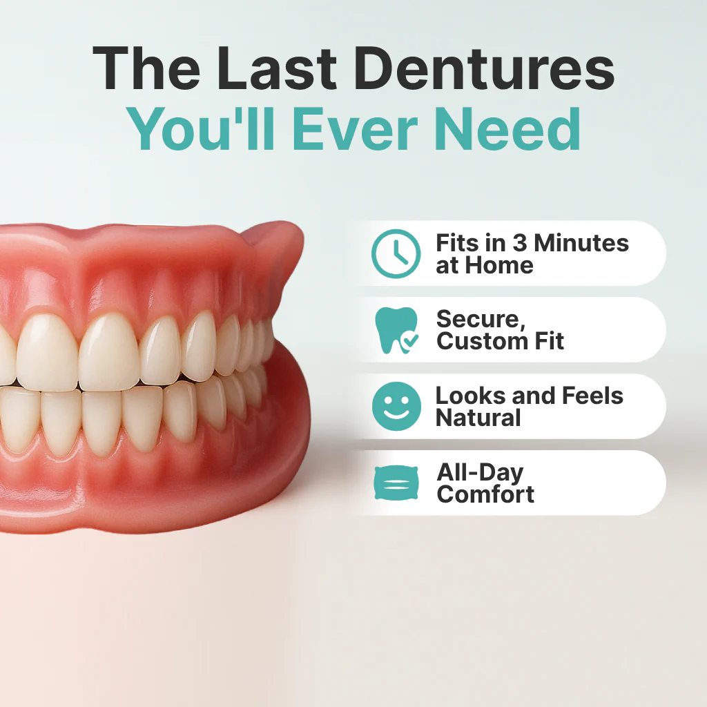The FlexFit Adaptive Dentures - Custom Fit, Functional, and Natural Look + 50% OFF - Image 6