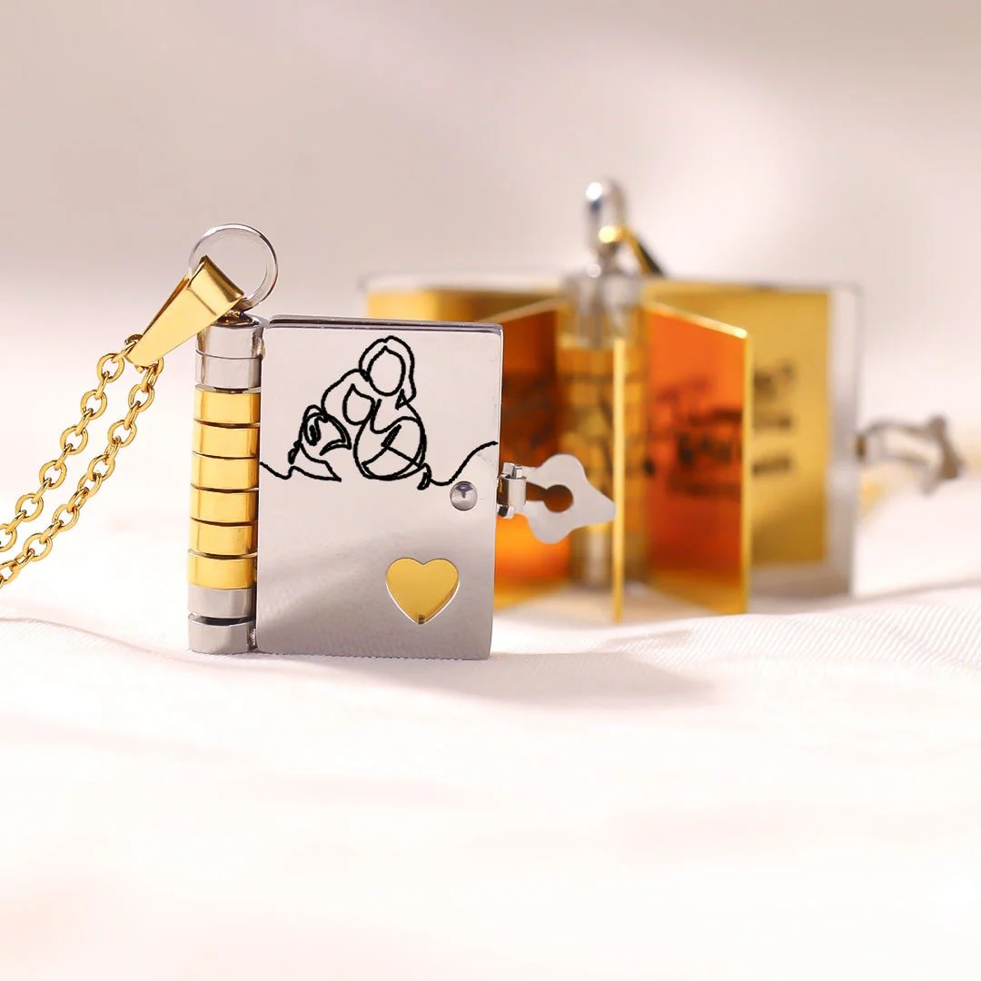 The Heirloom Book Locket - The Most Beautiful Chapter Necklace + 50% OFF - Image 5