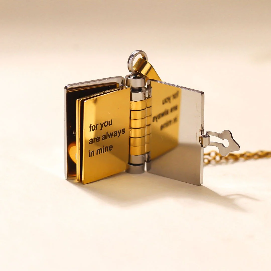 The Heirloom Book Locket - The Most Beautiful Chapter Necklace + 50% OFF - Image 9