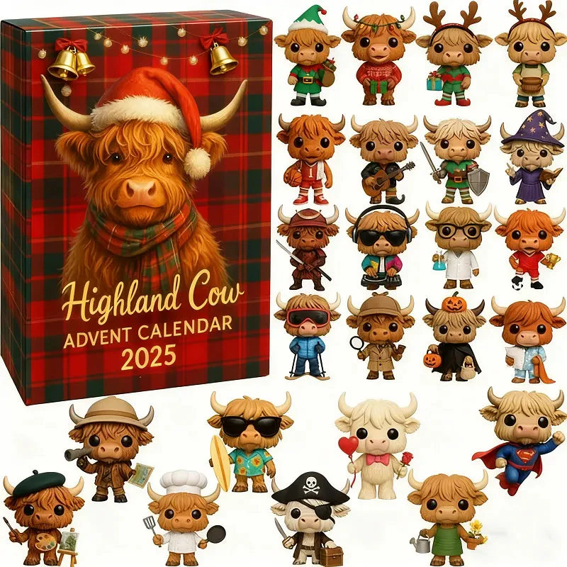 The Highland Cow Advent Calendar - 24 Days of Festive Fun + 50% OFF - Image 2