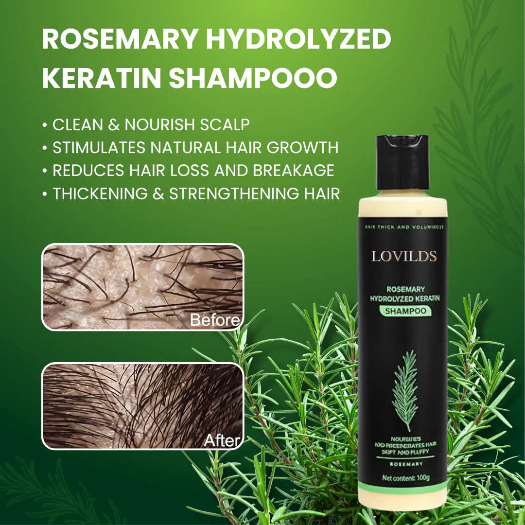 The HydroKeratin Shampoo - Voluminous Hair, Zero Damage + 50% OFF - Image 5
