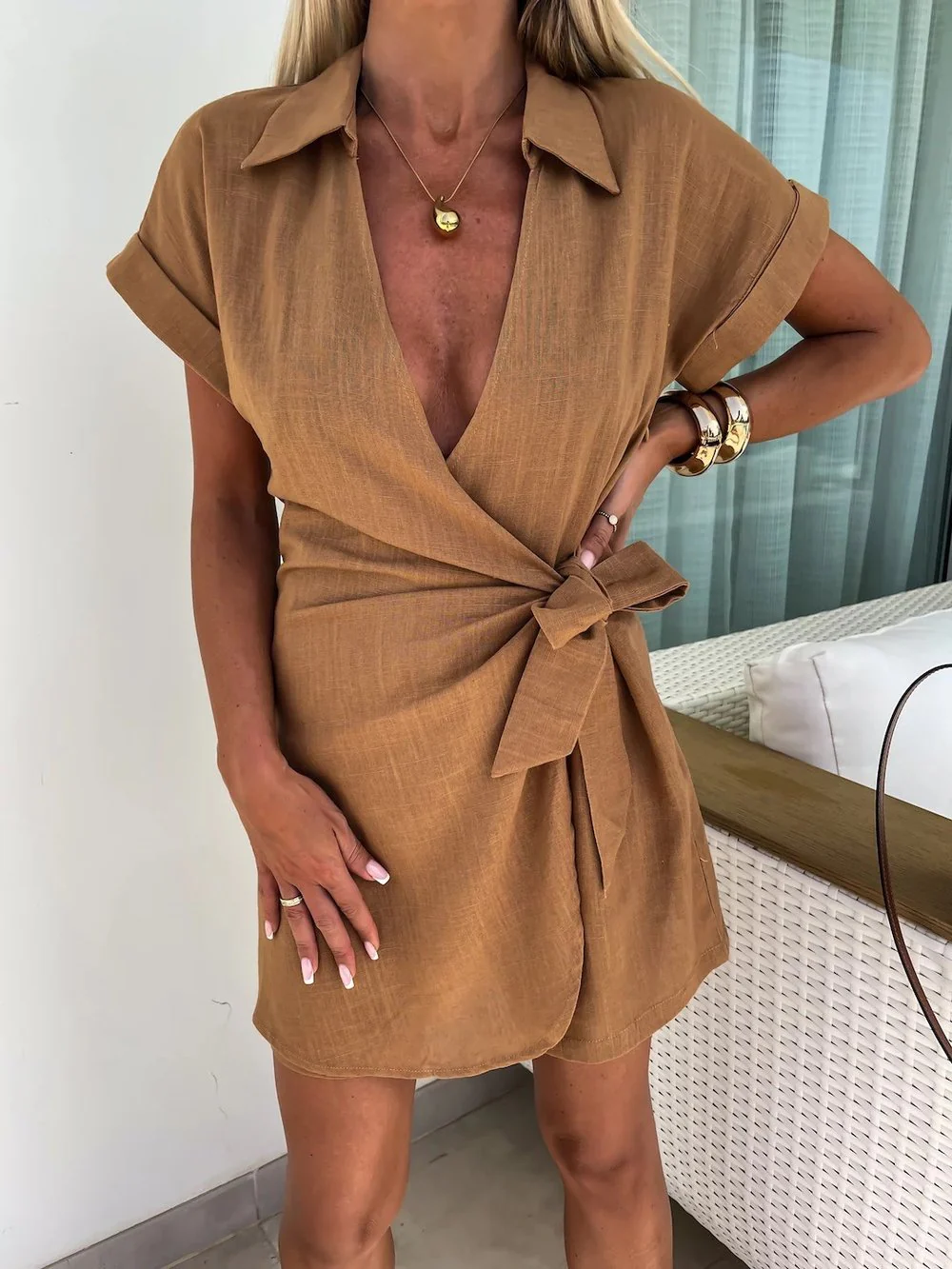 The Riviera V-Neck Romper - Effortless Summer Elegance + 50% OFF - Image 11