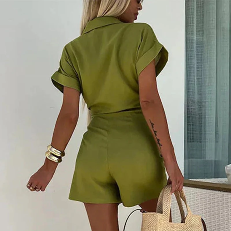 The Riviera V-Neck Romper - Effortless Summer Elegance + 50% OFF - Image 8