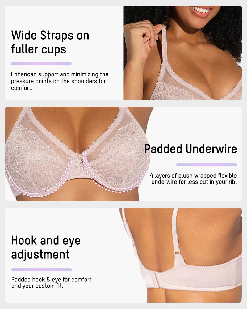 The RosyLift Full Coverage Bra - Lifts, Minimizes, and Smoothes Bulges + 50% OFF - Image 16