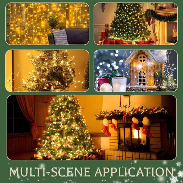 The SparkleWave Fairy Lights - IP44 Waterproof, 8 Dynamic Modes, and Energy Efficient + 50% OFF - Image 5