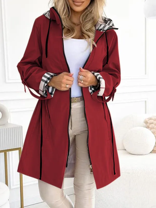 The Wanderer Plaid Coat - Chic Comfort, Cinch Your Style + 50% OFF - Image 3