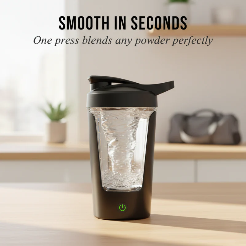 Torque™ – Portable Electric Vortex Protein Shaker Bottle + 50% OFF