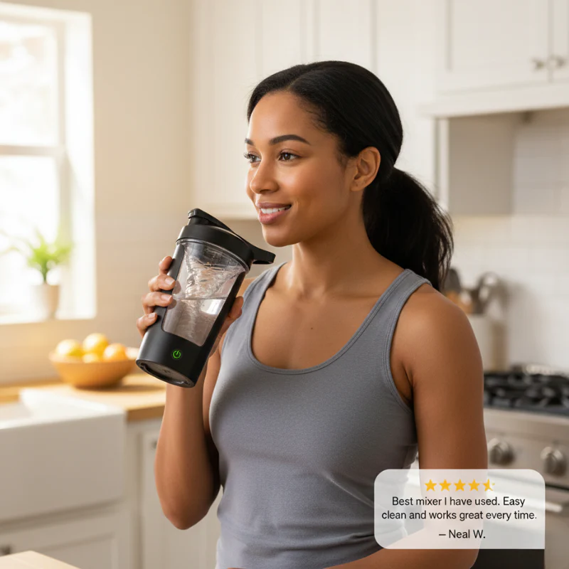 Torque™ – Portable Electric Vortex Protein Shaker Bottle + 50% OFF - Image 7