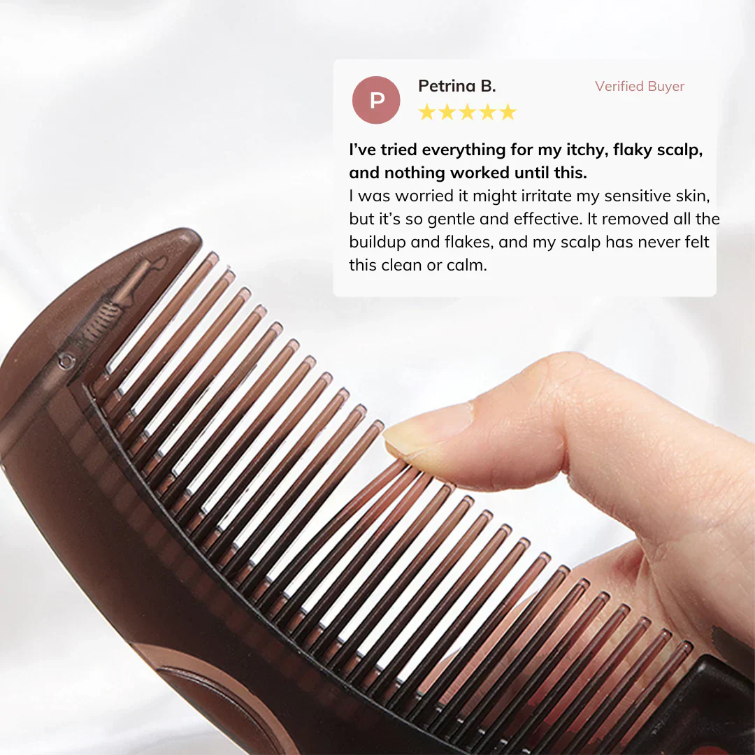True-Roots Purifying Comb - End Flakes, Stop Itch - 50% OFF - Image 4