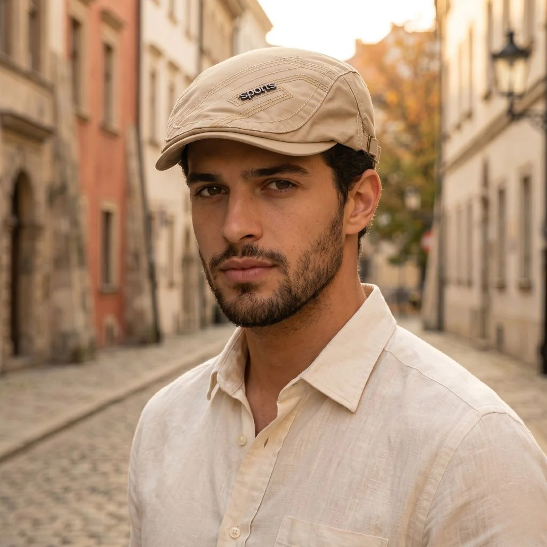 Tweedmoor™ – Breathable Cotton Heritage Flat Cap with Adjustable Buckle Fit + 50% OFF