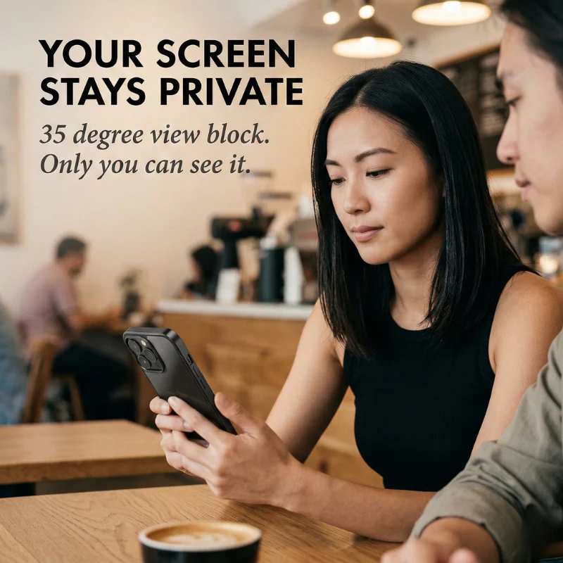 Veilframe™ – Magnetic Privacy Glass iPhone Case with Metal Frame + 50% OFF - Image 3