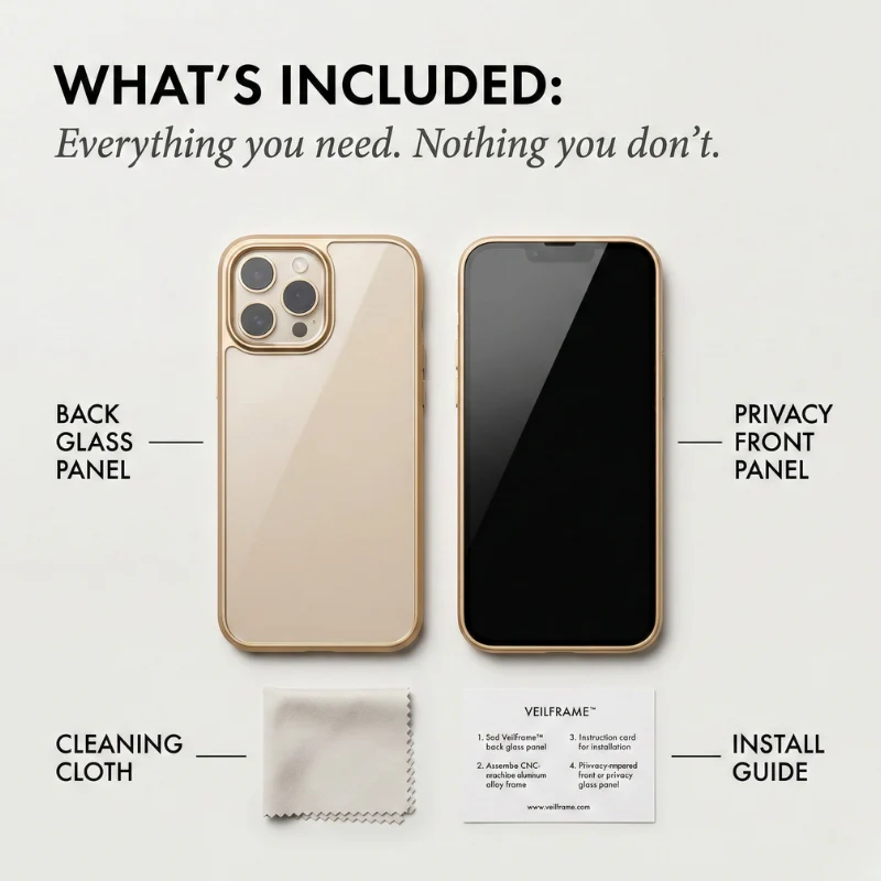 Veilframe™ – Magnetic Privacy Glass iPhone Case with Metal Frame + 50% OFF - Image 6