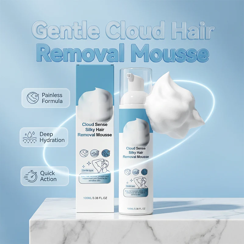 Velourine™ – Painless Cloud Foam Hair Removal Mousse for Silky-Smooth Skin + 1+1 FREE