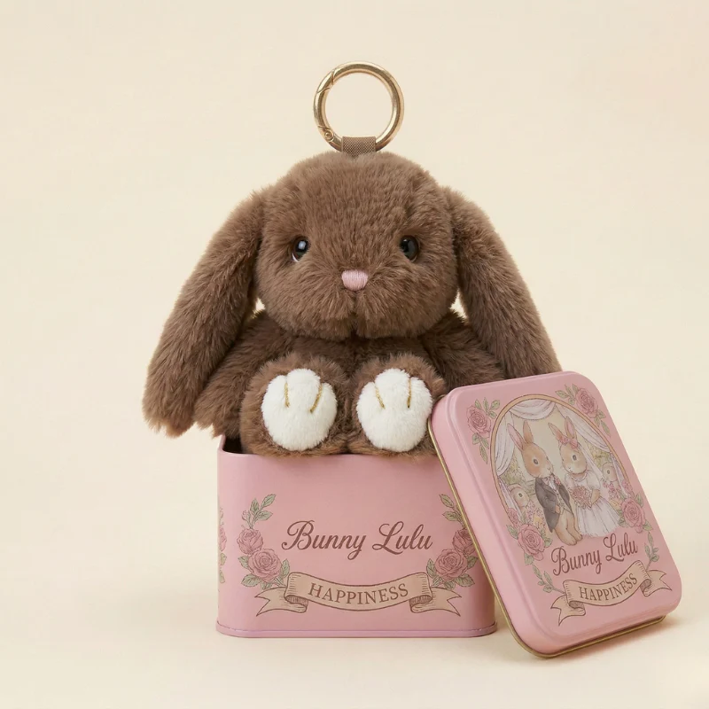 Velupaw™ – Ultra-Soft Plush Bunny Bag Charm Keychain with Gift Tin Box + 50% OFF - Image 8