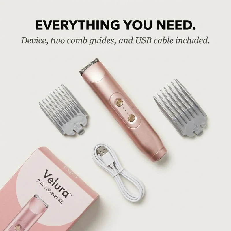 Velura™ – 2-in-1 Dual-Head Electric Shaver & Trimmer for Women + 50% OFF - Image 6