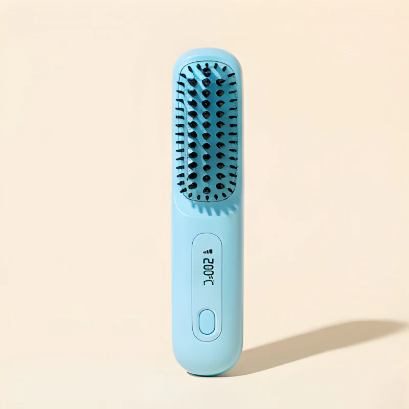 Velura™ – Cordless Ceramic Heated Hair Straightener Brush + 50% OFF - Image 6