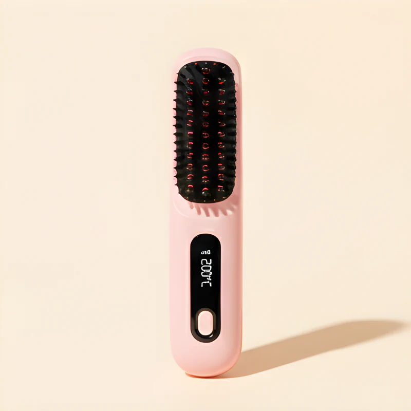 Velura™ – Cordless Ceramic Heated Hair Straightener Brush + 50% OFF - Image 7