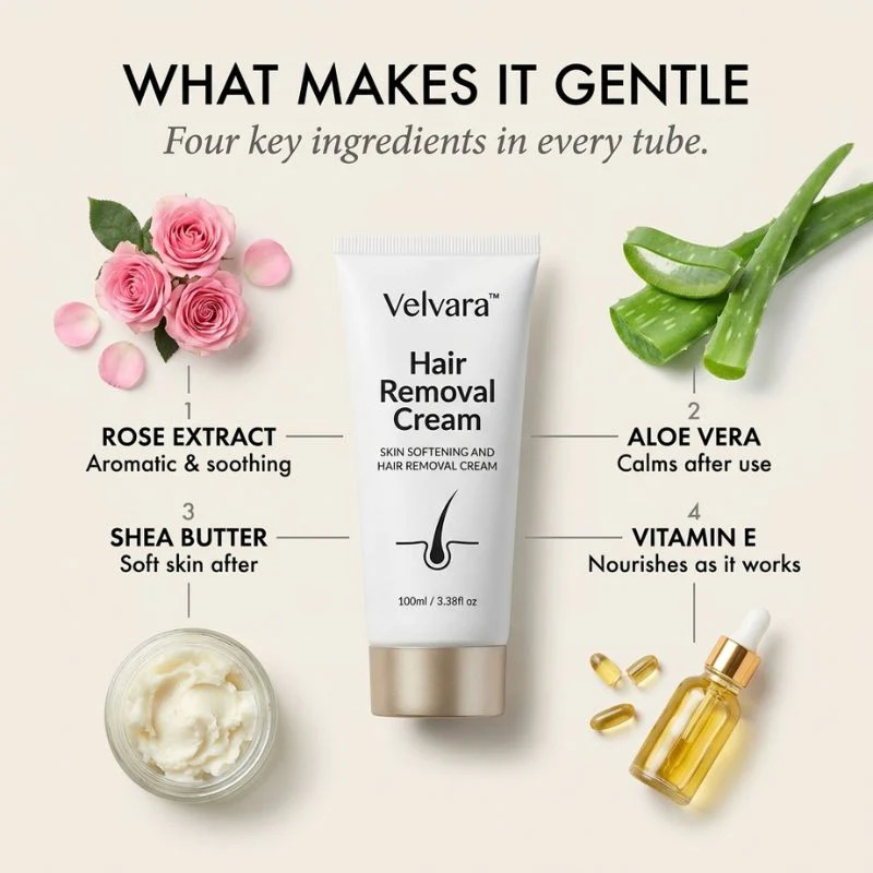 Velvara™ – Gentle Aromatic Skin-Softening Hair Removal Cream + 50% OFF - Image 3