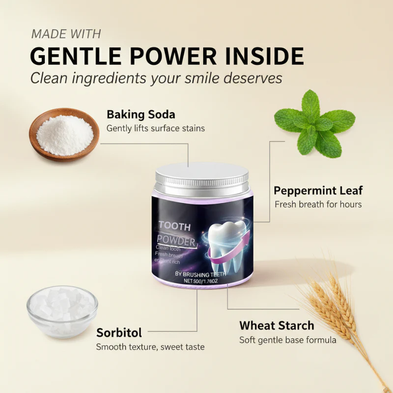 Violight™ – Purple Color-Correcting Whitening Tooth Powder + 50% OFF - Image 3